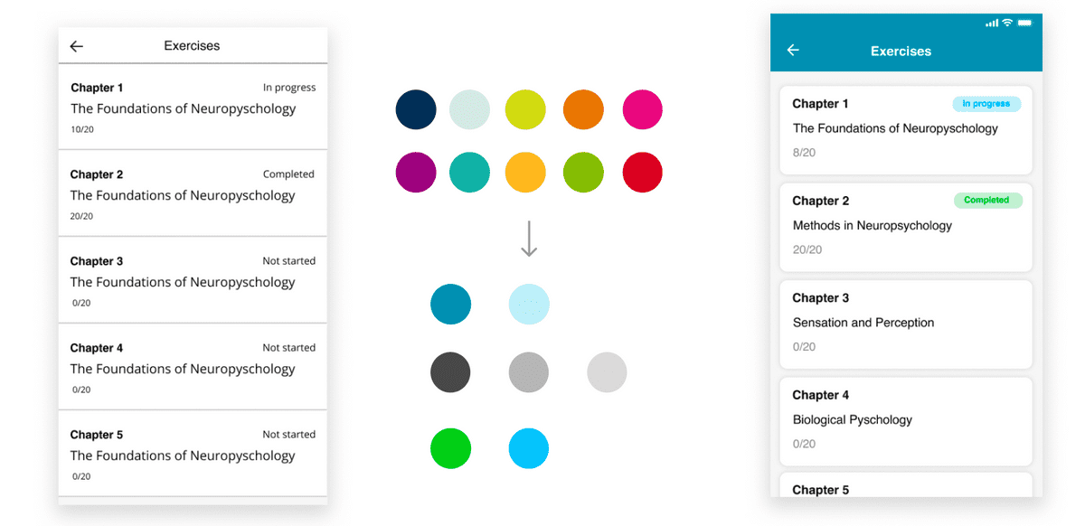 digital color palette